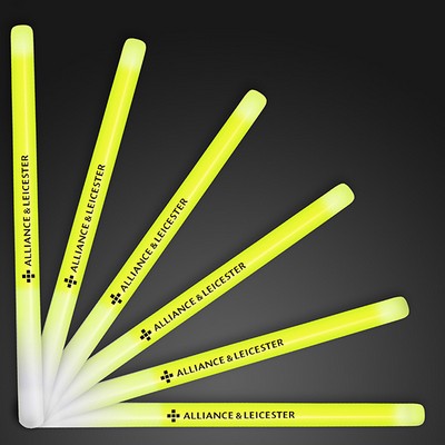 9.4" Yellow Glow Stick Wands - PRINTED